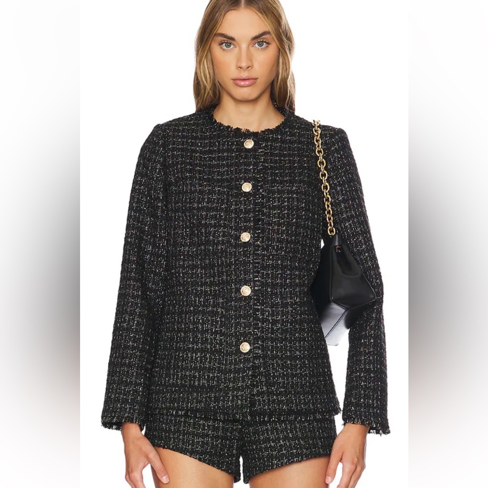 Line and dot Knox tweed jacket